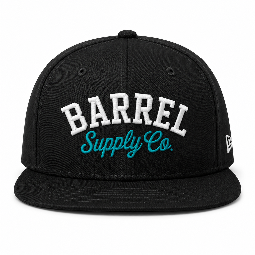 Barrel Supply | Embroidered Flat Bill Snapback