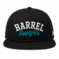 Barrel Supply | Embroidered Flat Bill Snapback