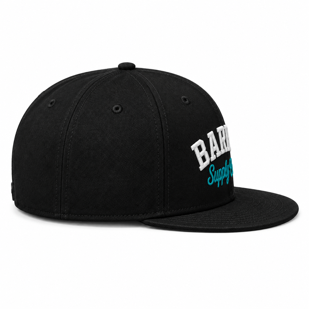 Barrel Supply | Embroidered Flat Bill Snapback
