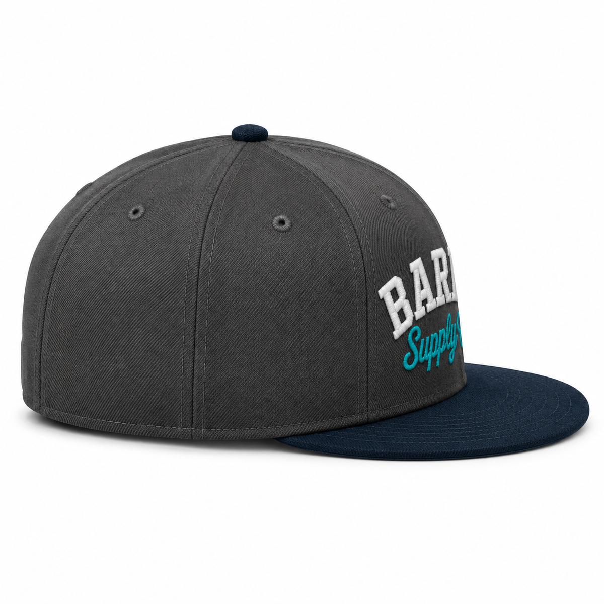 Barrel Supply | Embroidered Flat Bill Snapback