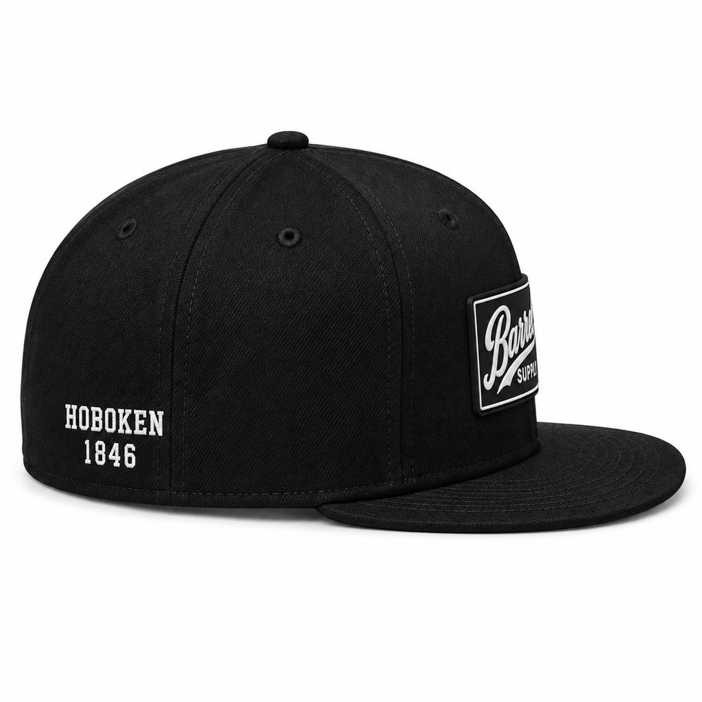 Barrel Patch Logo | Silicone Flat Bill Snapback