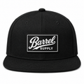 Barrel Patch Logo | Silicone Flat Bill Snapback