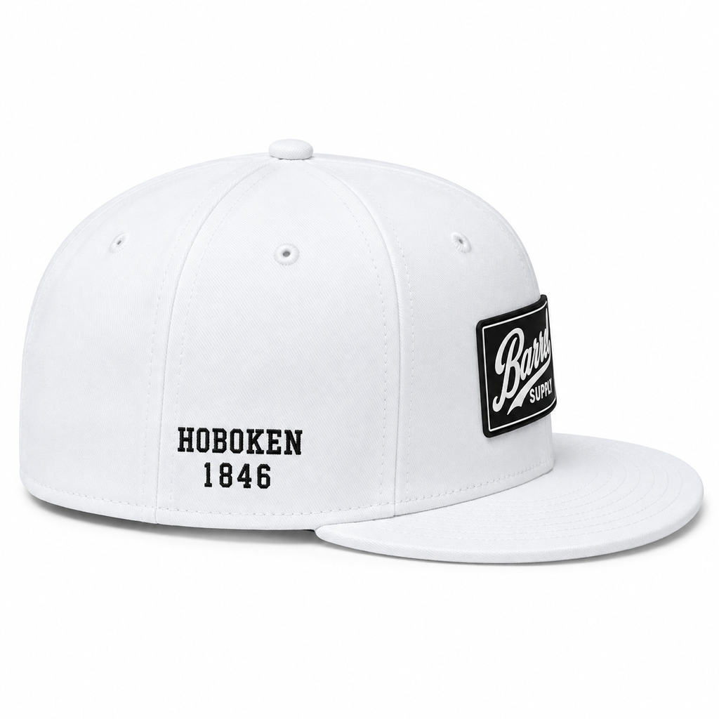 Barrel Patch Logo | Silicone Flat Bill Snapback