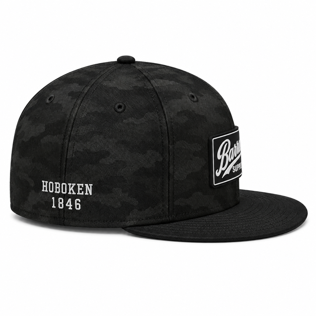 Barrel Patch Logo | Silicone Flat Bill Snapback