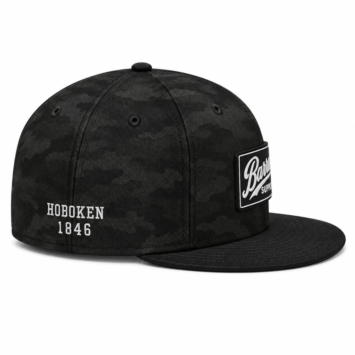 Barrel Patch Logo | Silicone Flat Bill Snapback