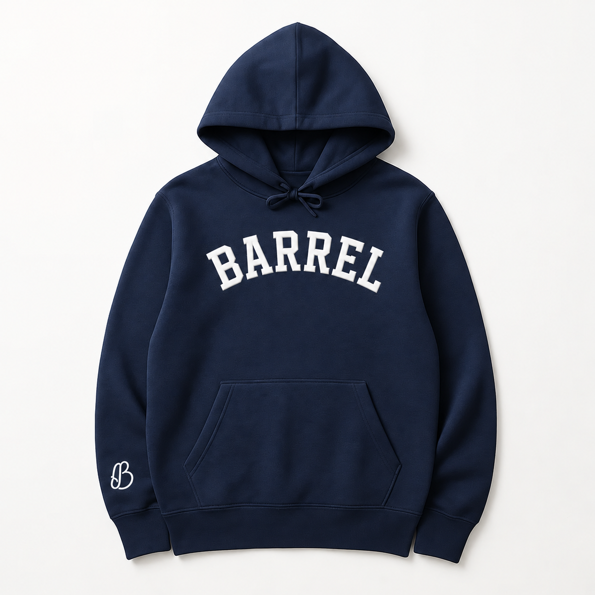 Barrel Bold Patch | Silicone Stencil Hoodie