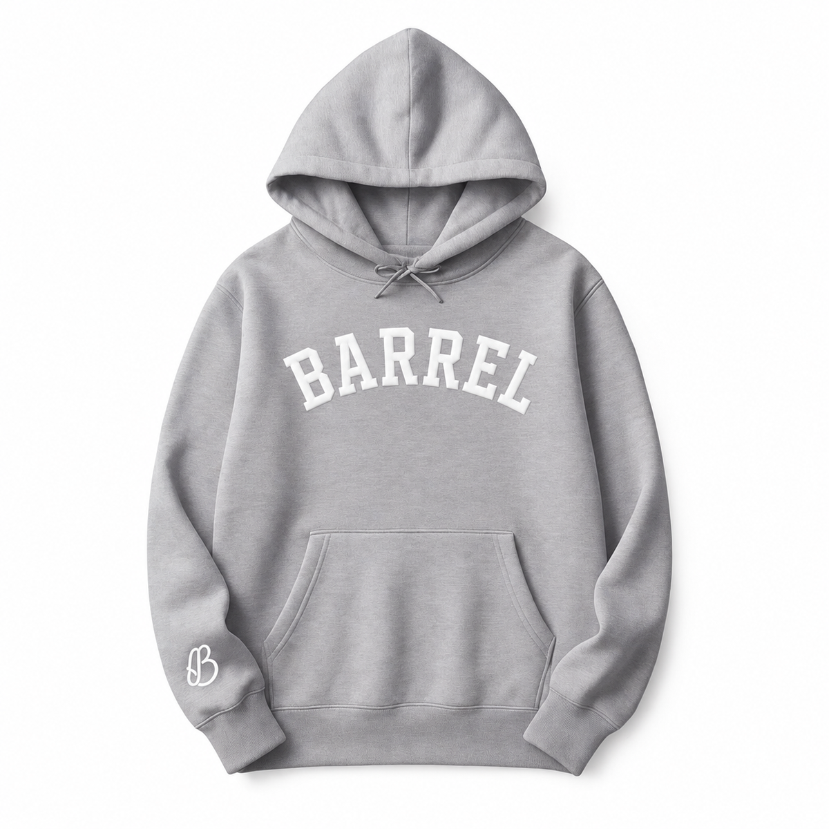 Barrel Bold Patch | Silicone Stencil Hoodie