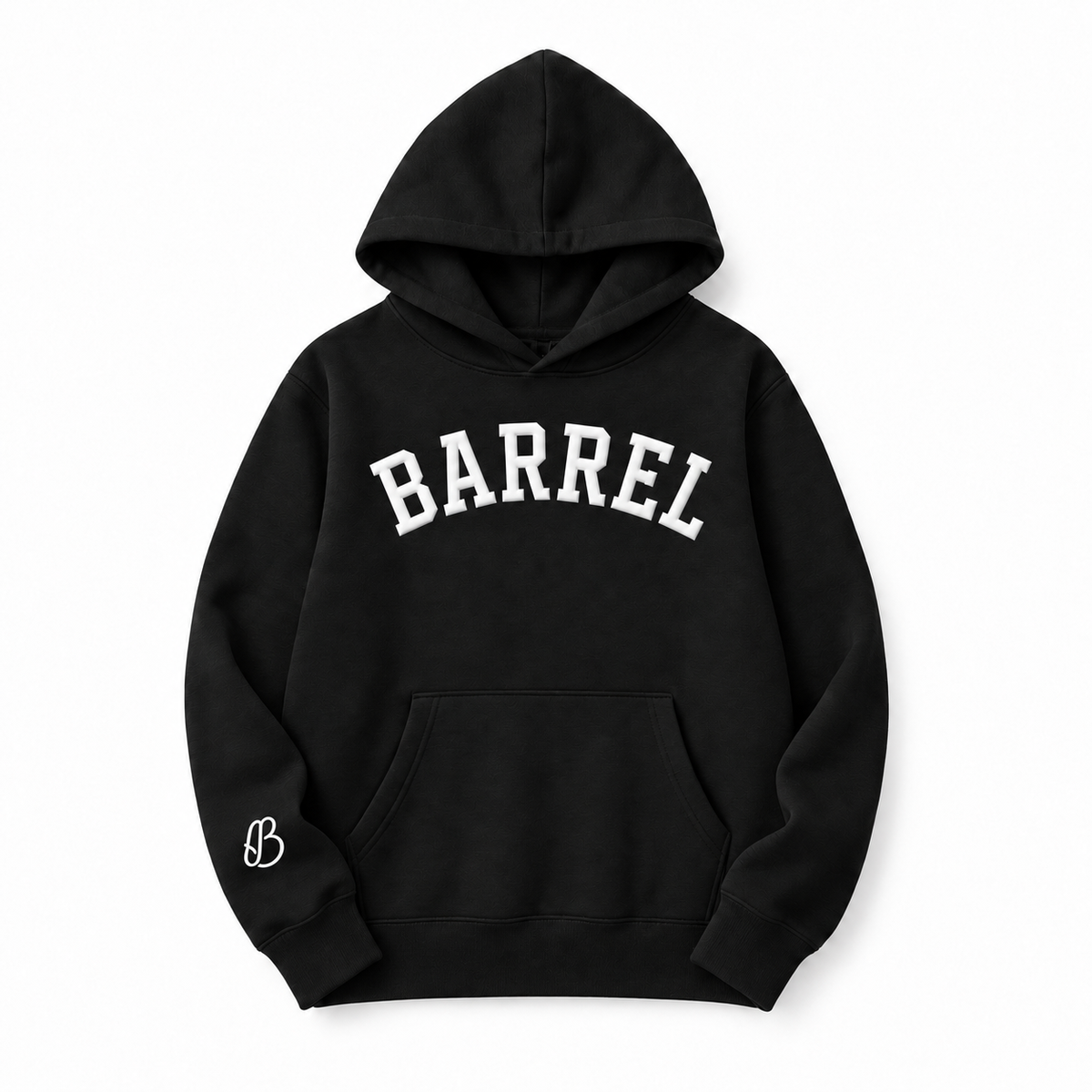 Barrel Bold Patch | Silicone Youth Hoodie