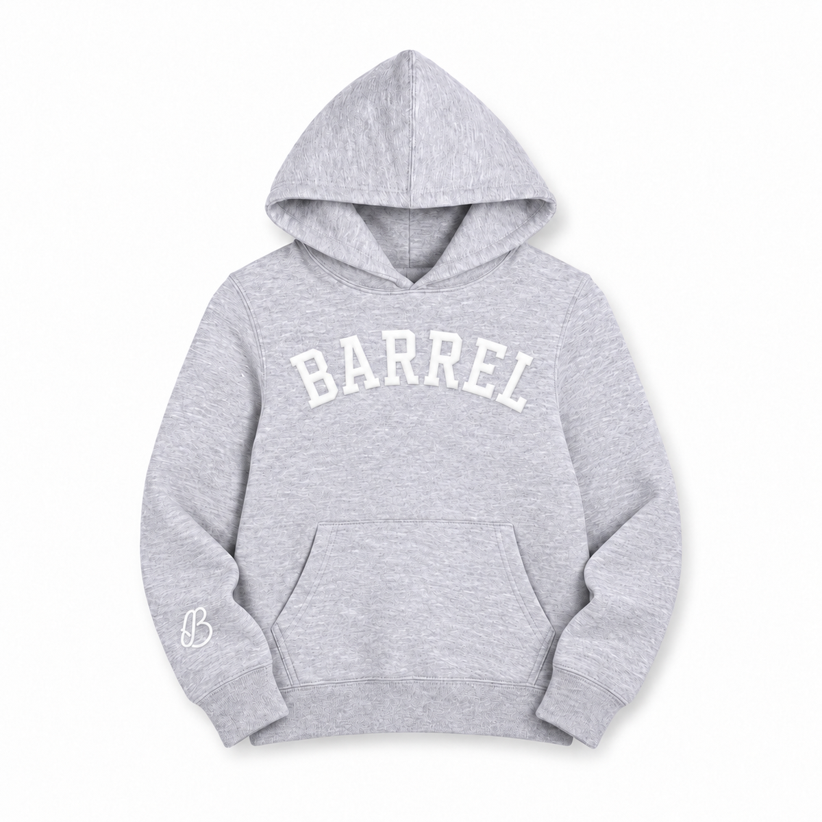 Barrel Bold Patch | Silicone Youth Hoodie